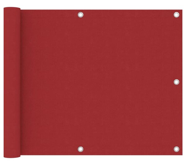 VidaXL piros oxford-szövet erkélyparaván 75 x 500 cm