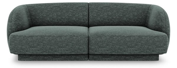 Sötétzöld kanapé 184 cm Miley – Micadoni Home