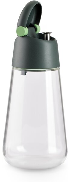LÉKUÉ LK883248 Üveg olajadagoló 0.4L öntésszabályozó rendszer beépített fedél cseppmentes színtelen-szürke