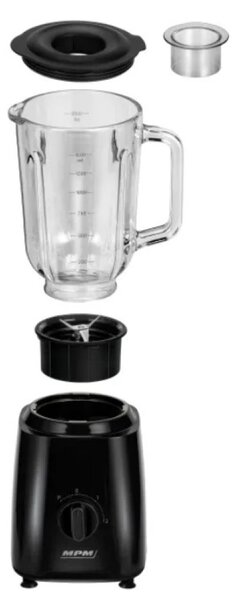 MPM MBL-37 Elektromos Turmixgép 1,5L 750 Watt - Fekete