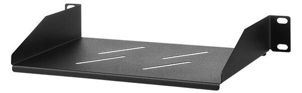 Stalflex rack szekrény fix tálca 1U 10" 150mm fekete (RSF10-1U-150-B)
