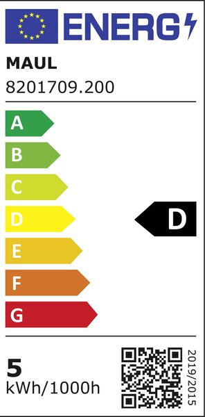 Maul pearly colour vario LED-es íróasztali lámpa 6 W EEK: D (A - G) Lime (8201752)
