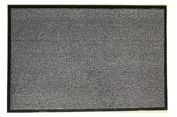 Lábtörlő Textil-műanyag 90x150 cm - Szürke