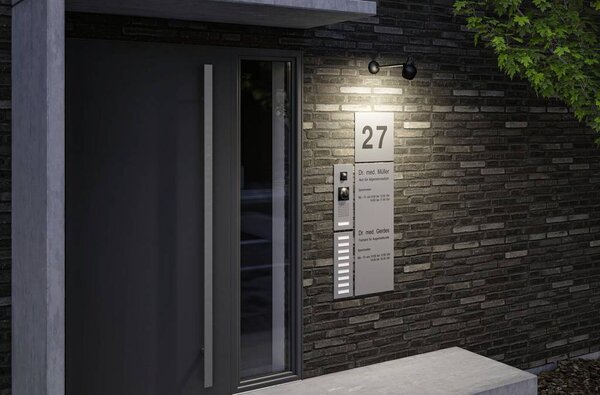 Paulmann Kikolo LED-es kültéri fali lámpa LED 6.2 W Antracit (94773)