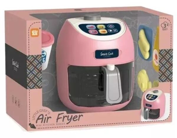 Manyuk Toys Forrólevegős sütő hang- és fényhatásokkal - Színváltó ételekkel - Rózsaszín