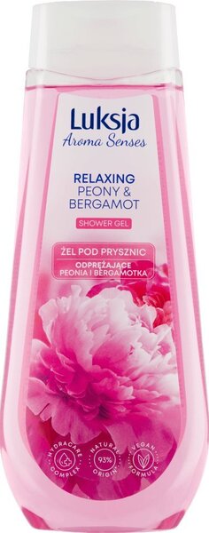 Luksja Luksja Aroma Senses Żel pod prysznic odprężające peonia i bergamotka 500 ml