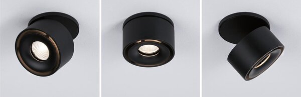 Paulmann 93370 Spircle LED-es beépíthető lámpa LED Fixen beépített LED-es 8 W Fekete (matt)
