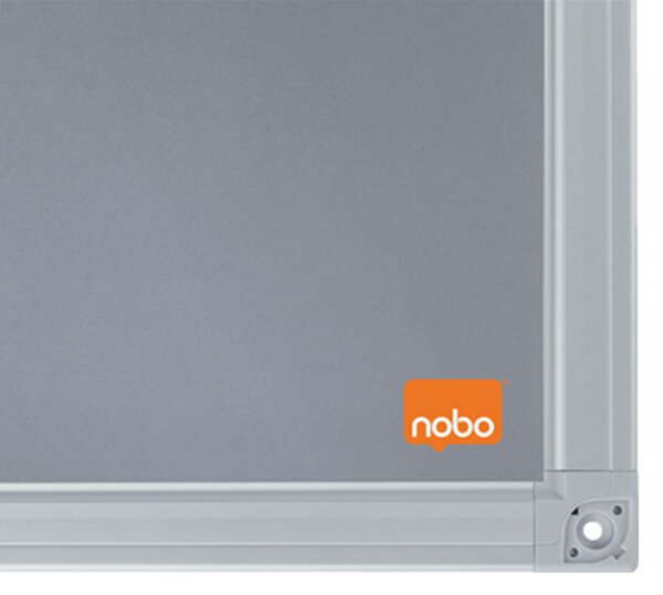 NOBO Essentials 1915685 Filc üzenőtábla 120x90cm - Szürke