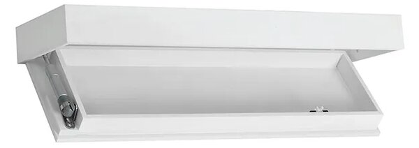 Floatshelf™ Falra Szerelhető Titkos Rekeszes Polc (53 X 17,5 X 5 Cm), Fehér