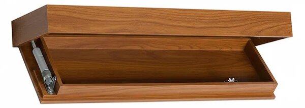 Floatshelf™ Falra Szerelhető Titkos Rekeszes Polc (53 X 17,5 X 5 Cm), Barna