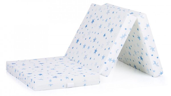 CHIPOLINO összehajtható matrac 60x120 - White - blue stars