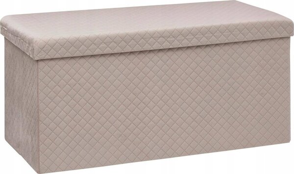 Puff Doble Plegable De Lino Aterciopelado Five