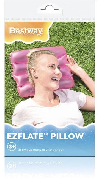 Felfújható Párna 38x25 cm Rózsaszín Bestway 52127 27234