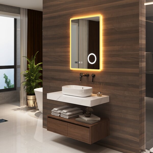 LED fürdőszobai tükör Racale 50x70 cm fehér