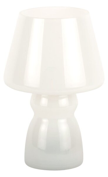 Fehér LED asztali lámpa üveg búrával (magasság 25,5 cm) Classic – Leitmotiv