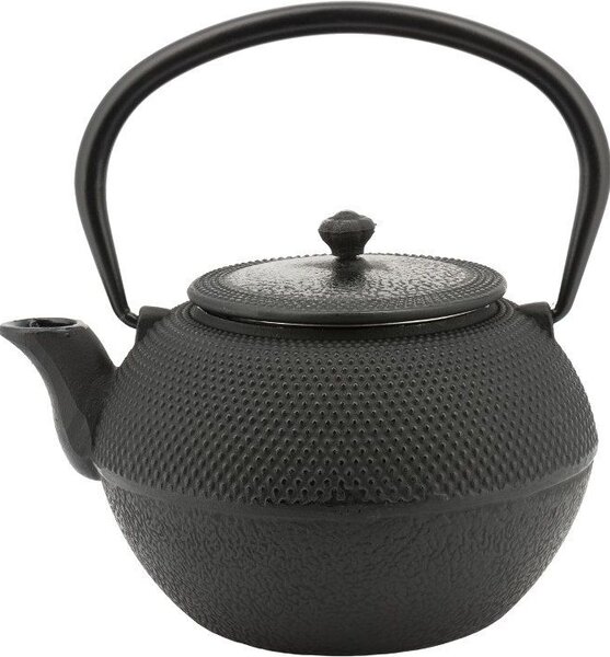 Kinghoff KH-3332 Öntöttvas Teáskanna, Fekete 1.2L