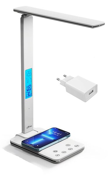 Media-Tech MT221 asztali lámpa vezeték nélküli töltővel