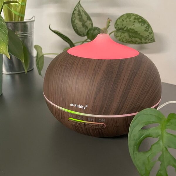 Ikonka 4in1 Aroma Diffúzor, Ionizátor, LED Lámpa, 400ml, Távirányító
