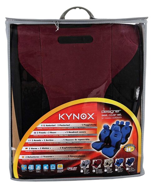 Lampa Kynox üléshuzat szett fekete-piros (54901)
