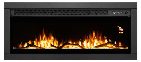 HOME FKKI08 beépíthető/fali elektromos látványkandalló, max. 2000 W, fényeffekt, 2 fokozat, heti időzítés, távirányító