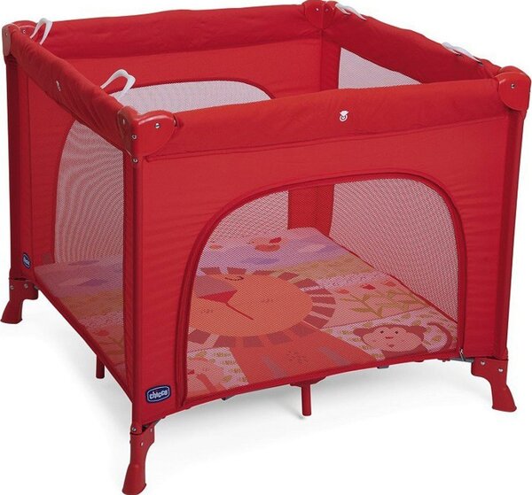 Chicco Open Box Playpen Utazójáróka - 0-15 kg, Piros