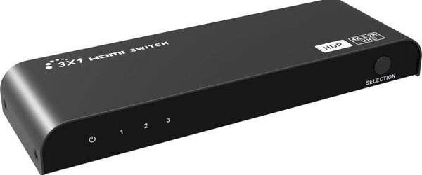 Techly IDATA HDMI2-4K31HDR videojel kapcsoló HDMI