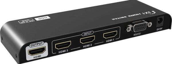Techly IDATA HDMI2-4K31HDR videojel kapcsoló HDMI