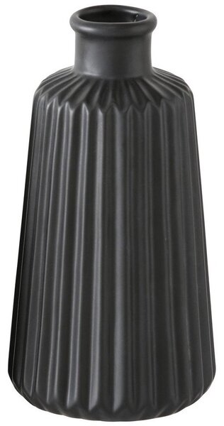 Dekoracyjny wazon ceramiczny w prążki ESKO