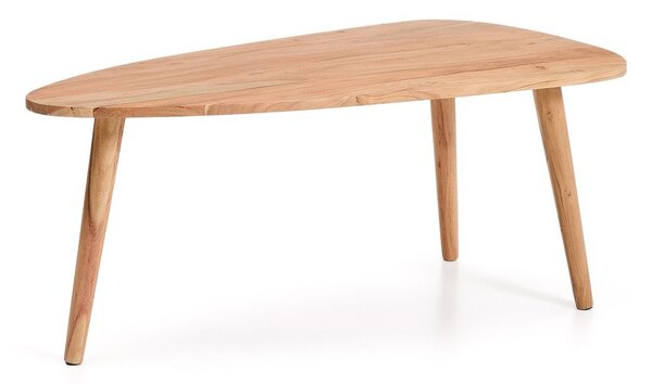 Natúr színű akácfa dohányzóasztal 60x110,5 cm Duvani – Kave Home