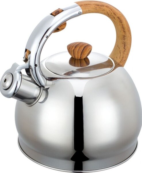 KingHoff Elektromos Vízforraló Sípszóval Inox 2L KH-3782