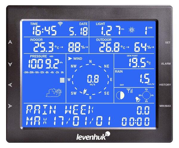 Levenhuk Wezzer Pro LP330 LCD Időjárás állomás