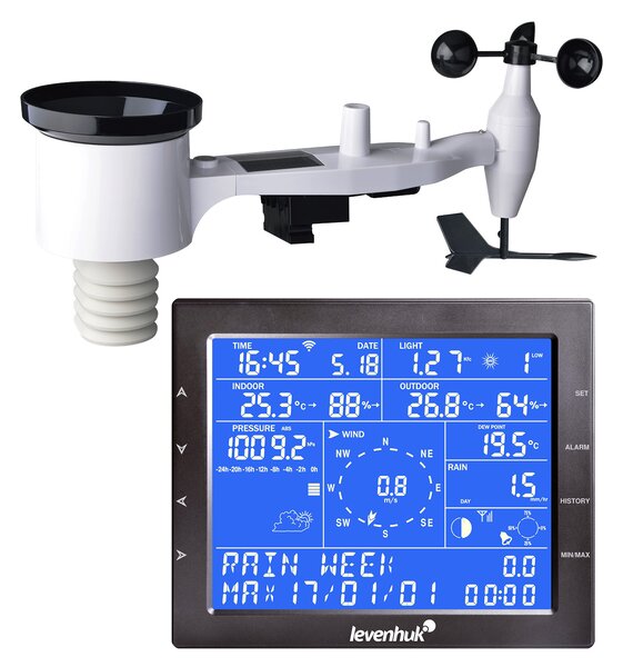 Levenhuk Wezzer Pro LP330 LCD Időjárás állomás