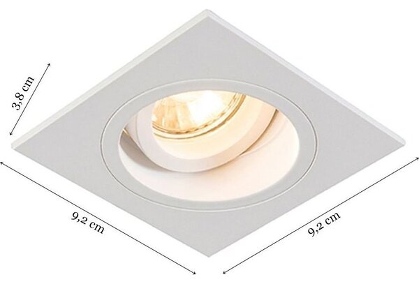 Zumaline Zuma Line Chuck DL Square 92703-N oczko lampa wpuszczana downlight kwadrat 1x50W GU10 białe