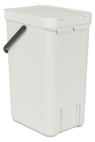 Brabantia Sort & Go Waste Bin 16 literes hulladékgyűjtő szemetes - Világosszürke