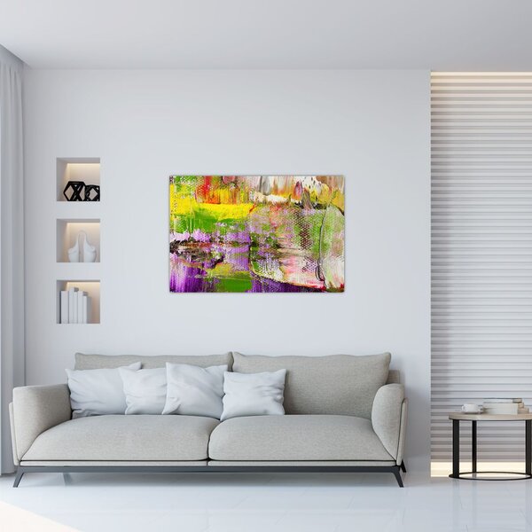 Absztrakció kép - festmény (90x60 cm)