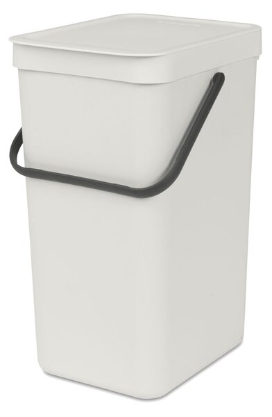 Brabantia Sort & Go Waste Bin 16 literes hulladékgyűjtő szemetes - Világosszürke