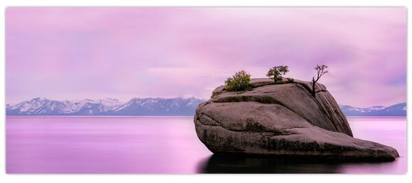 Kő a tengerben képe (120x50 cm)