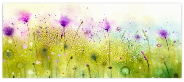 Kép - Réti virágok (120x50 cm)