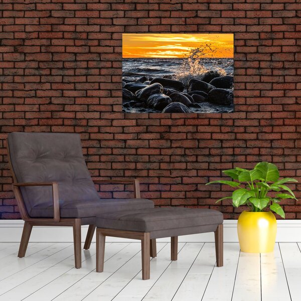 A tenger hullámai képe (70x50 cm)