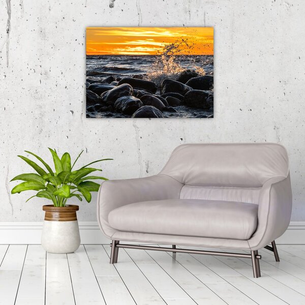 A tenger hullámai képe (70x50 cm)