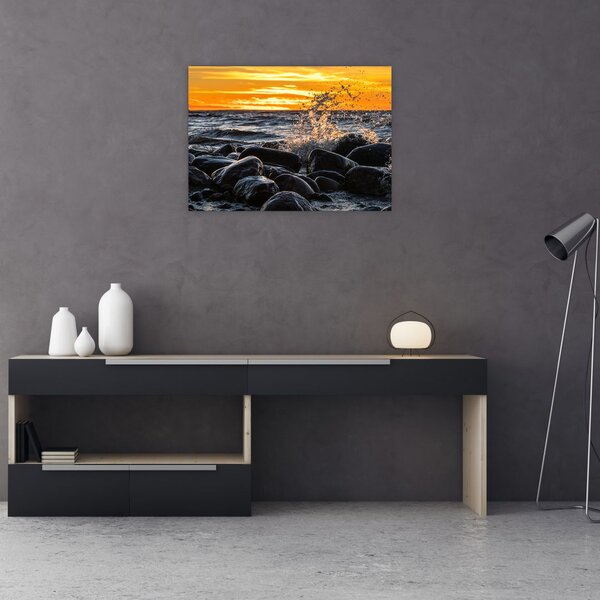 A tenger hullámai képe (70x50 cm)