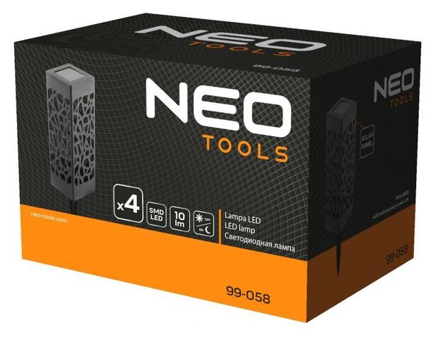 Neo Tools 99-058 Kerti lámpa napelemes 4db 0.3W