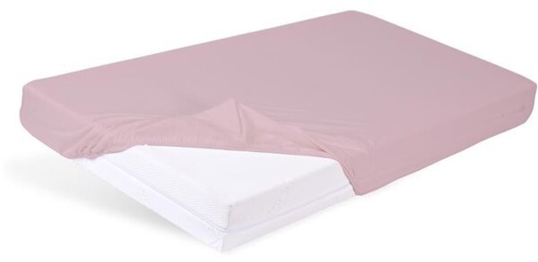 BABYMATEX Vízhatlan lepedő gumírozott Bamboo 60x120 cm - rózsaszín