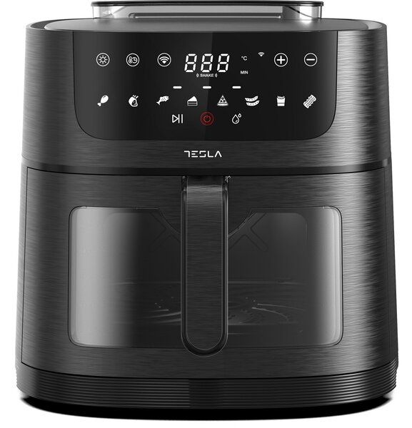 Tesla AF810BGW Okos Forrólevegős sütő 8L 1800W Fekete