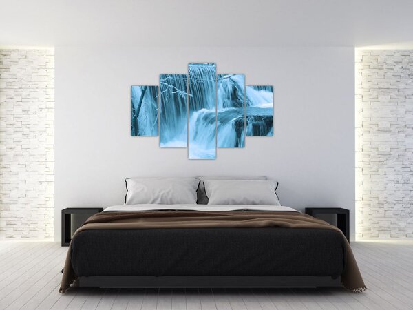 Kép - jeges vízesések (150x105 cm)