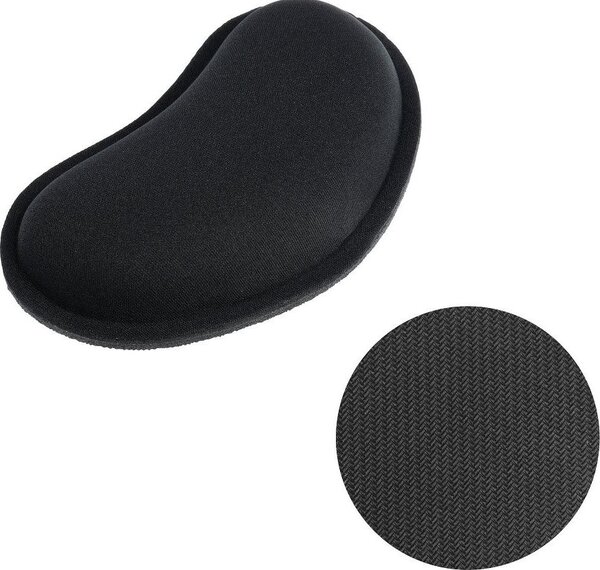 Ergonomikus Csukló Pad 130X78X25 mm / Fekete