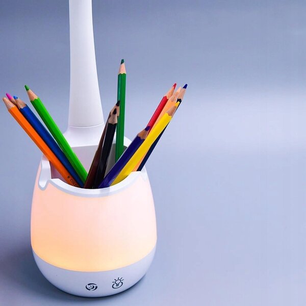 K711U LAMPKA BIURKOWA SZKOLNA LED RGB ORGANIZER