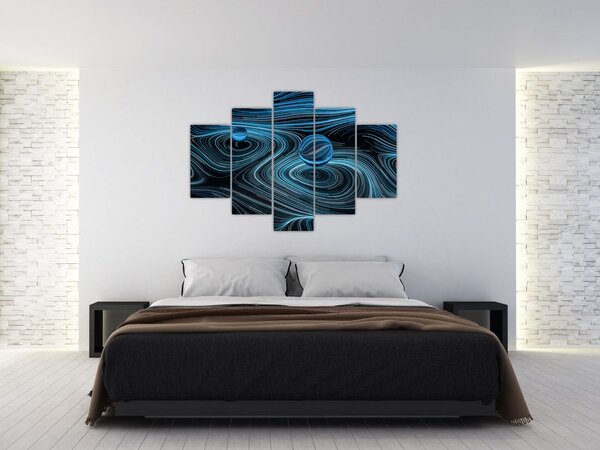 Absztrakt képet (150x105 cm)