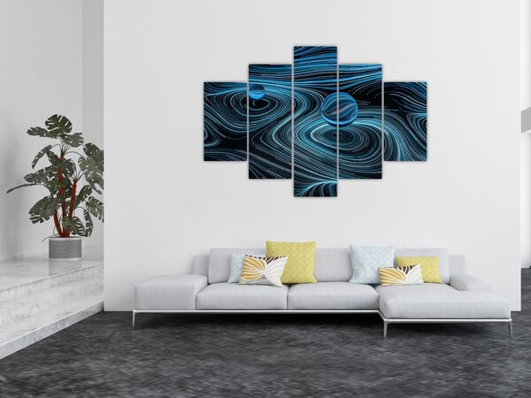 Absztrakt képet (150x105 cm)
