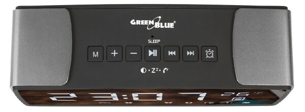 Greenblue 62917 Rádiós ébresztőóra - Szürke